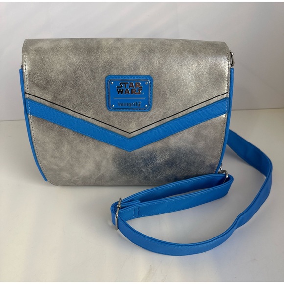 Loungefly Star Wars Jango Fett Chain Strap Crossbody Bag - Picture 3 of 9